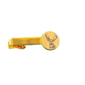 Vintage Barlow Deer Head Tie Clip